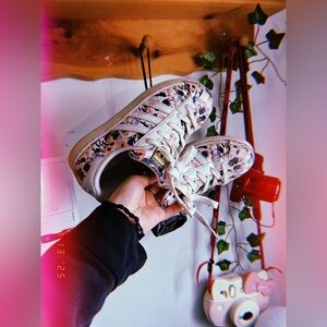 ADIDAS SUPERSTAR FLOWER DESIGN